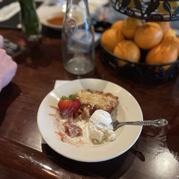 Great White Buffalo - Strawberry rhubarb pie - Salad Near Me - Adel, Iowa