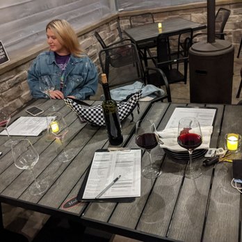 Sip wine bar - Outside seating with heated lamps. - Wine Bars Near Me - Tinley Park, Illinois