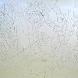 Glass Impressions - Bathroom Privacy Panel