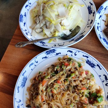 Great China - King Mushroom & Cabbage (skip) + Ant Climbed the Tree (best dish ordered!) - Chinese Near Me - Berkeley, California
