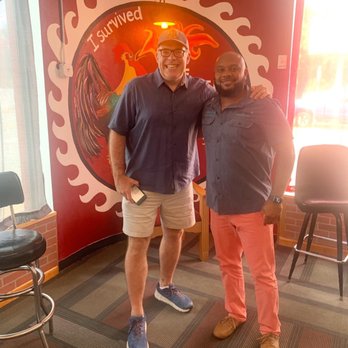 The Flaming Rooster - Hanging out at Flaming Rooster with Coach Price - Chicken Shop Near Me - Chattanooga, Tennessee The Flaming Rooster - Hanging out at Flaming Rooster with Coach Price - Chicken Shop Near Me - Chattanooga, Tennessee