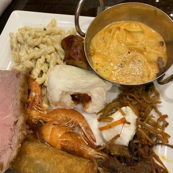 Wicked Spoon - Angry mac and cheese, pork bbq bun, egg roll, prime rib, pork belly pasta - Buffets Near Me - Las Vegas, Nevada Wicked Spoon - Angry mac and cheese, pork bbq bun, egg roll, prime rib, pork belly pasta - Buffets Near Me - Las Vegas, Nevada