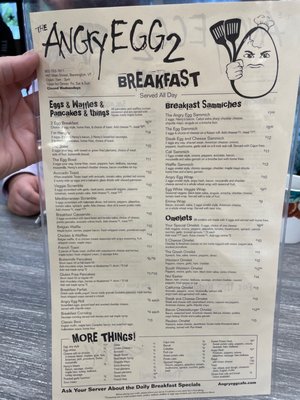 Menu photo 4 The Angry Egg 2 Bennington, VT