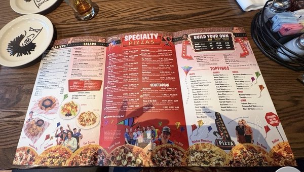 Menu photo 3 Hideaway Pizza Plano, TX