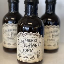 HSU Wholistic Health - Roots and Leaves Elderberry Honey Tonic - perfect for flu season!