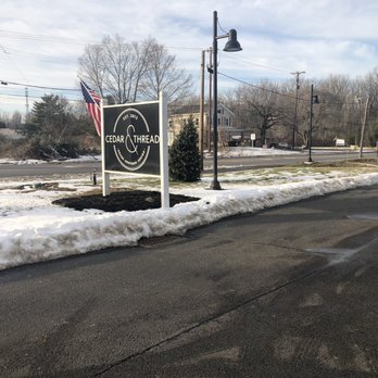 Cedar & Thread - Their sign - Home Decor Near Me - Granville, Ohio