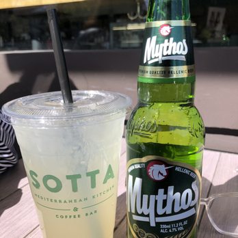 Sotta - Lemonade and an amazing Greek beer - Mediterranean Near Me - Burbank, California