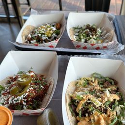 4 different tacos
