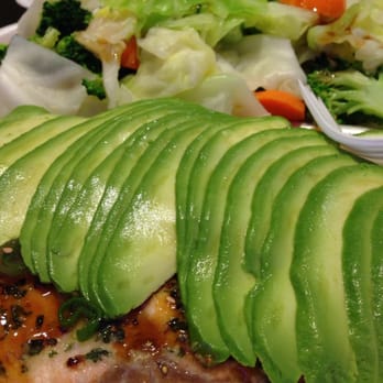 Charki's Teriyaki - salmon teriyaki with steamed veggies and avocado $11.37 - Japanese Near Me - Gardena, California Charki's Teriyaki - salmon teriyaki with steamed veggies and avocado $11.37 - Japanese Near Me - Gardena, California