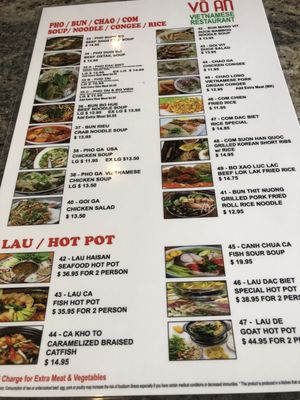 Menu photo 5 Vo An Vietnamese restaurant Margate, FL