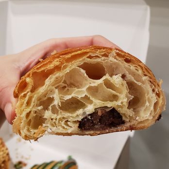 Elmo Baking - Half of Level Up croissant (chocolate hazelnut) - Bakeries Near Me - Port Moody, British Columbia Elmo Baking - Half of Level Up croissant (chocolate hazelnut) - Bakeries Near Me - Port Moody, British Columbia