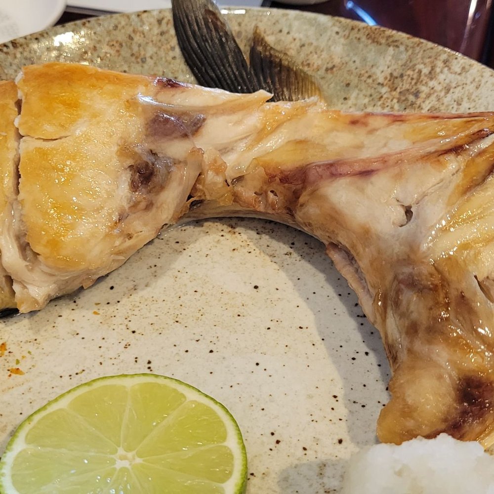 Sushi Yoshi - Yellowtail jaw is so good and has a surprising amount of fish - Sushi Bars Near Me - Vienna, Virginia Sushi Yoshi - Yellowtail jaw is so good and has a surprising amount of fish - Sushi Bars Near Me - Vienna, Virginia