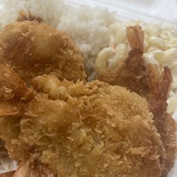 LB Hawaiian Barbecue - 8/29/2021 fried shrimp plate