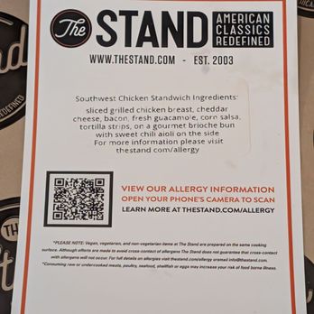 The Stand - Long Beach - Southwest Chicken Standwich ingredients - New American Near Me - Long Beach, California