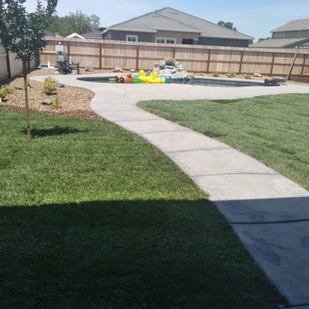 Sierra Landscape - a backyard with a pool and a fire hydrant - Landscaping Near Me Sierra Landscape - a backyard with a pool and a fire hydrant - Landscaping Near Me