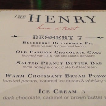 The Henry - DESSERT - New American Near Me - Phoenix, Arizona The Henry - DESSERT - New American Near Me - Phoenix, Arizona