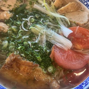 Hanoi Old Quarter Restaurant - Fish cake noodle soup $23! - Vietnamese Near Me - Vancouver, British Columbia