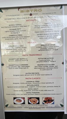 Menu photo 4 Tuscany Italian Bistro Miramar Beach, FL Menu photo 4 Tuscany Italian Bistro Miramar Beach, FL