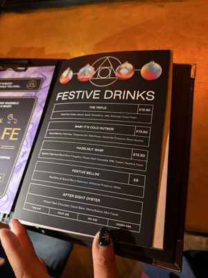 Menu photo 1 The Alchemist Old Street London, XGL