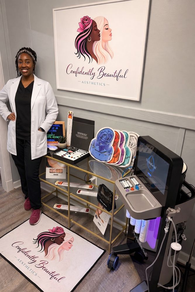 Confidently Beautiful Aesthetics Logo