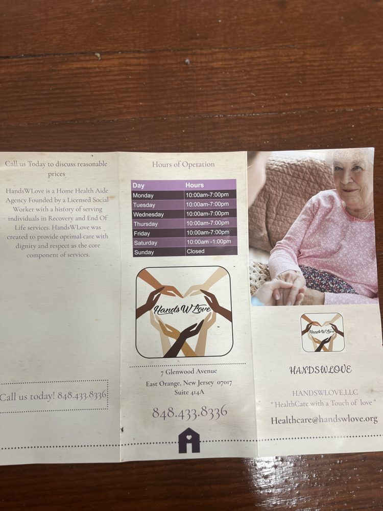 Hands W Love - home care agency in East Orange, NJ