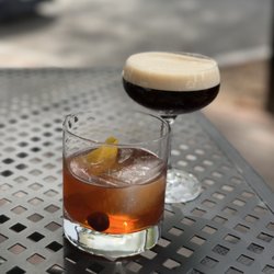 King Street Oyster Bar - Old fashioned and Expresso martini