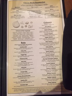 Menu photo 4 Avellinos Blacksburg, VA