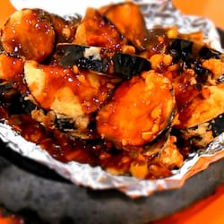 Wong's Kitchen - Egg plant box.   茄盒
