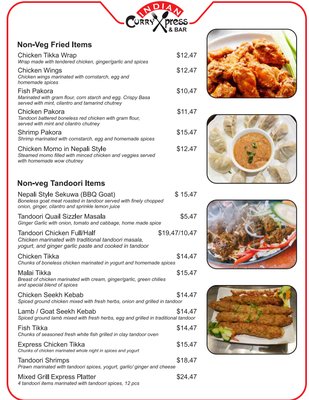 Menu photo 5 Indian Curry Express & Bar Brampton, ON Menu photo 5 Indian Curry Express & Bar Brampton, ON
