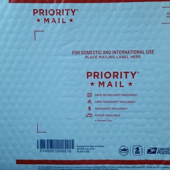 US Post Office - 9.5 x 12.5 priority bubble envelope. Not usually out on the floor so ask for one. They are a handy size. - Post Offices Near Me - Watsonville, California