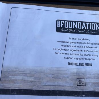 The Foundation - Menu - Breakfast & Brunch Near Me - Paw Paw, Michigan The Foundation - Menu - Breakfast & Brunch Near Me - Paw Paw, Michigan