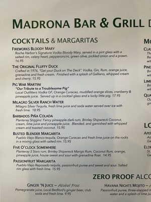 Menu photo 3 Madrona Bar & Grill Roche Harbor, WA Menu photo 3 Madrona Bar & Grill Roche Harbor, WA