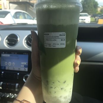 TBaar - Ice Matcha Latte - Bubble Tea Near Me - North Bethesda, Maryland