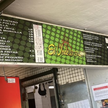 El Verde BBQ - Menu.....if only I knew Spanish - Barbeque Near Me - Rio Grande, Puerto Rico El Verde BBQ - Menu.....if only I knew Spanish - Barbeque Near Me - Rio Grande, Puerto Rico