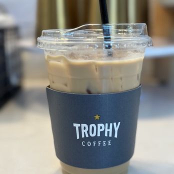 Trophy Coffee - Iced Salted Miso Caramel Latte IG: @ammysalamii - Coffee & Tea Near Me - Santa Clarita, California Trophy Coffee - Iced Salted Miso Caramel Latte IG: @ammysalamii - Coffee & Tea Near Me - Santa Clarita, California