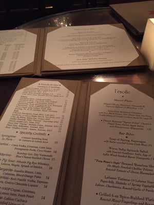 Menu photo 5 L'etoile Restaurant Edgartown, MA