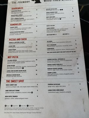 Menu photo 7 The Foundry Rooftop Dayton, OH