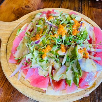 Ganzo Sushi - Tuna Flatbread pizza - Ramen Near Me - Delray Beach, Florida Ganzo Sushi - Tuna Flatbread pizza - Ramen Near Me - Delray Beach, Florida