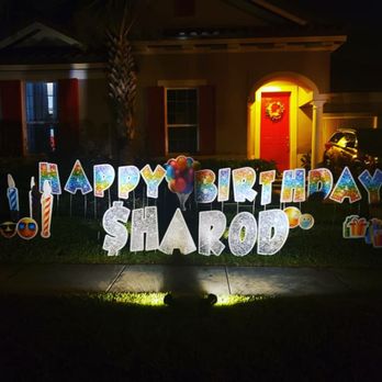 Front Yard Glow Up - Signmaking Near Me Front Yard Glow Up - Signmaking Near Me