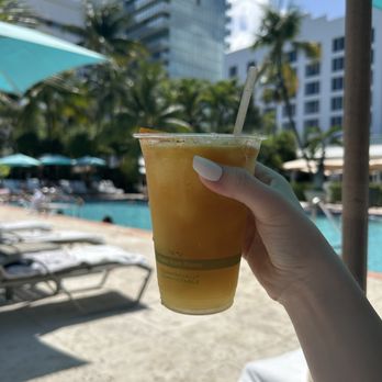 The Palms Hotel & Spa - Passion Fruit Frozen Daiquiri at the pool - Hotels Near Me - Miami Beach, Florida