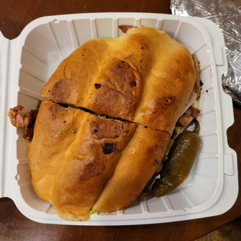 Taqueria Cuernavaca - Cubano torta - very large, but dry. - Mexican Near Me - Oxnard, California
