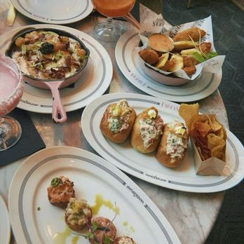 Pinky's By Vanderpump - Our brunch spread - Cocktail Bars Near Me - Las Vegas, Nevada Pinky's By Vanderpump - Our brunch spread - Cocktail Bars Near Me - Las Vegas, Nevada