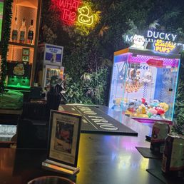 Bar near entrance.