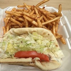Renzios Greek Food - Chicken Gyro meal