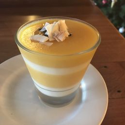 Passion fruit coconut panna cotta Passion fruit coconut panna cotta