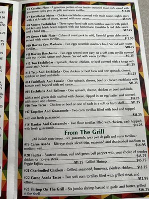 Menu photo 7 Las Patronaz Pahrump, NV
