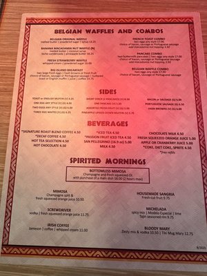 Menu photo 4 Canoe House South Pasadena, CA