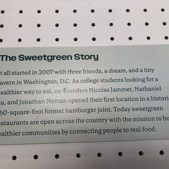 sweetgreen - Healthy Salads, Wraps, and Bowls - Sweetgreens - Their Story - Salad Near Me - Rancho Cucamonga, California