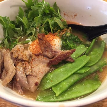 Uncle - Duck ramen with snow peas and arugula - Asian Fusion Near Me - Denver, Colorado Uncle - Duck ramen with snow peas and arugula - Asian Fusion Near Me - Denver, Colorado