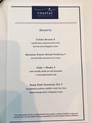 Menu photo 6 Coastal Pensacola Beach, FL Menu photo 6 Coastal Pensacola Beach, FL